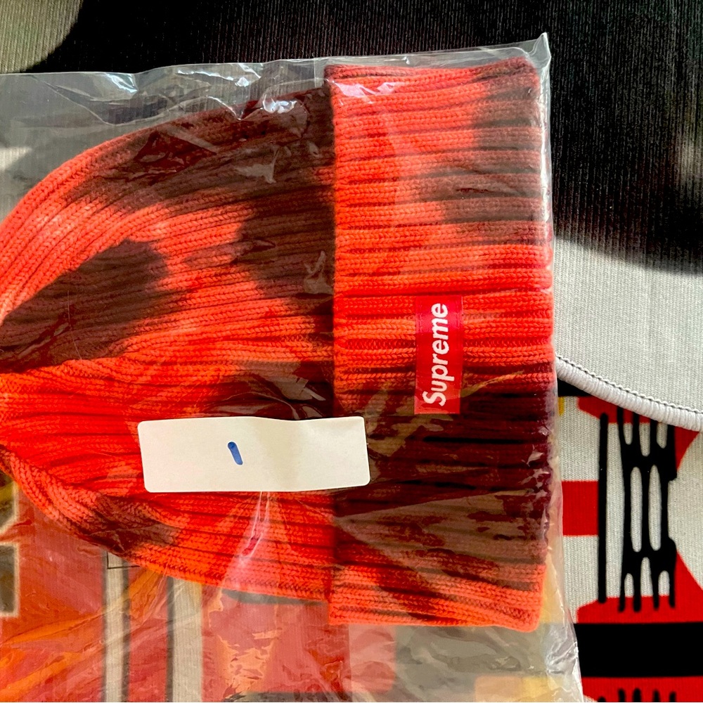 Brand new over dyed supreme beanie